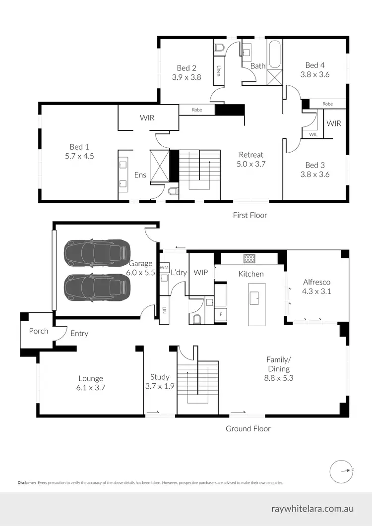 Floorplan of Homely house listing, 51 Pelican Way, Lara VIC 3212