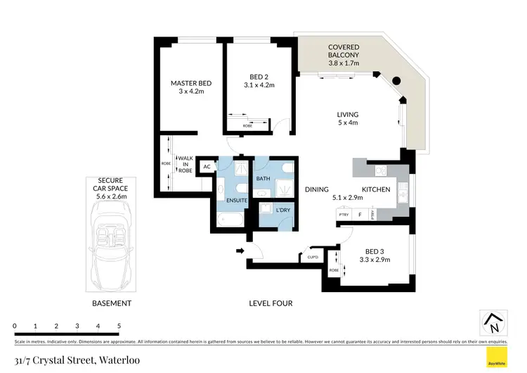 Floorplan of Homely apartment listing, 31/7 Crystal Street, Waterloo NSW 2017