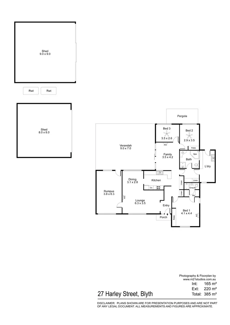Floorplan of Homely house listing, 27 Harley Street, Blyth SA 5462