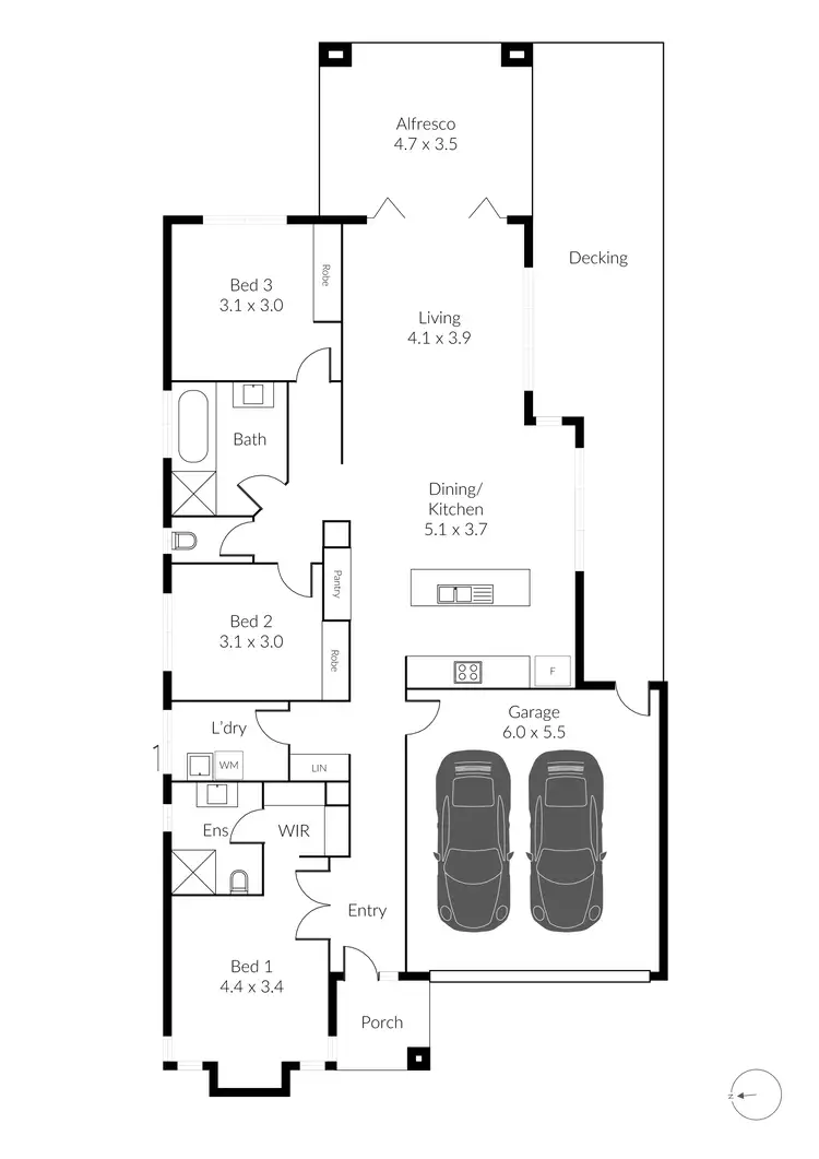 Floorplan of Homely house listing, 10 Musk Duck Court, Lara VIC 3212