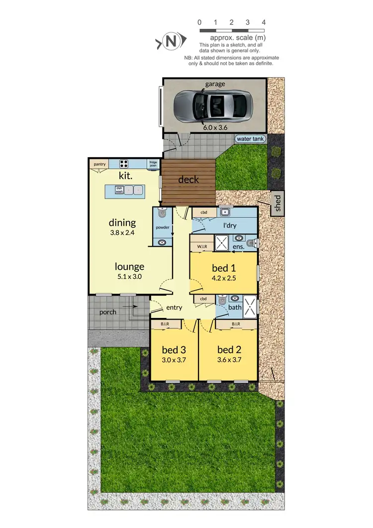 Floorplan of Homely unit listing, 1/9 Bevis Street, Mulgrave VIC 3170