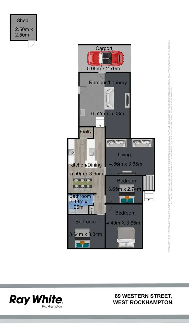 Floorplan of Homely house listing, 89 Western Street, West Rockhampton QLD 4700