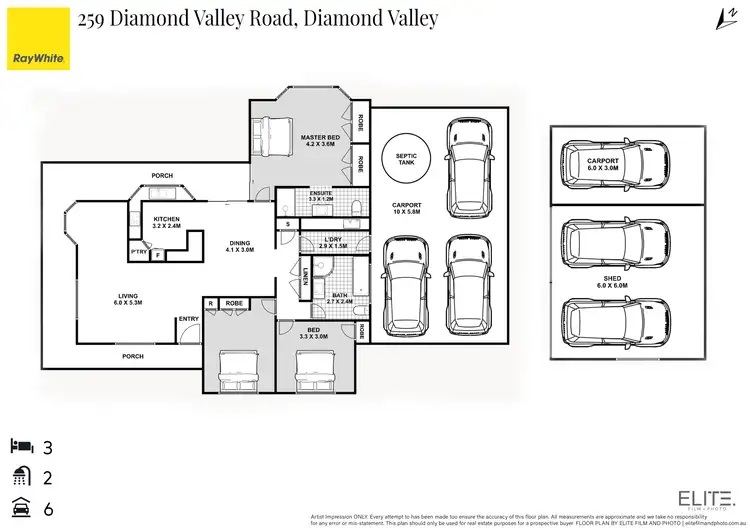 Floorplan of Homely house listing, 259 Diamond Valley Road, Diamond Valley QLD 4553
