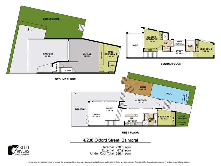 Floorplan of Homely townhouse listing, 4/238 Oxford Street, Balmoral QLD 4171