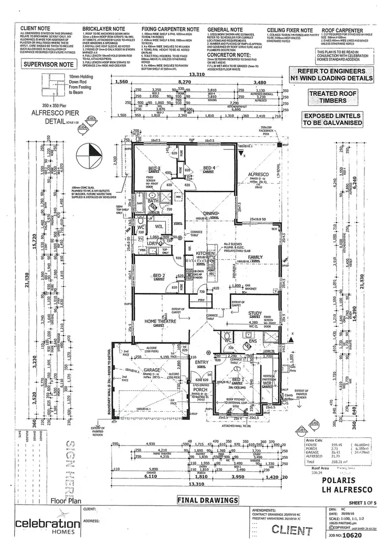 Floorplan of Homely house listing, 4 Bulmer Way, Baldivis WA 6171