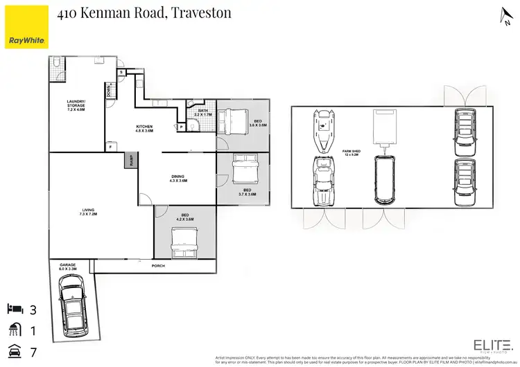 Floorplan of Homely house listing, 410 Kenman Road, Traveston QLD 4570