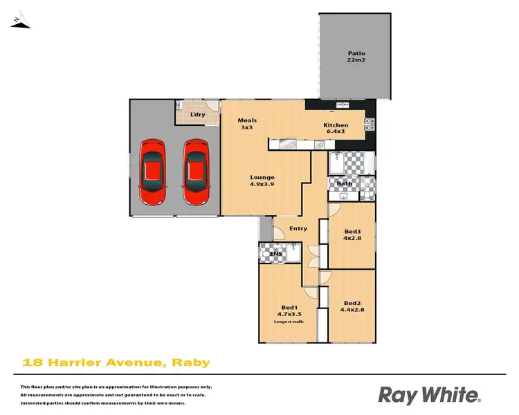 Floorplan of Homely house listing, 18 Harrier Avenue, Raby NSW 2566