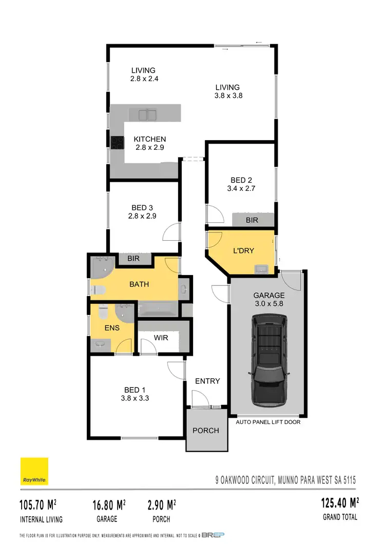 Floorplan of Homely house listing, 9 Oakwood Circuit, Munno Para West SA 5115