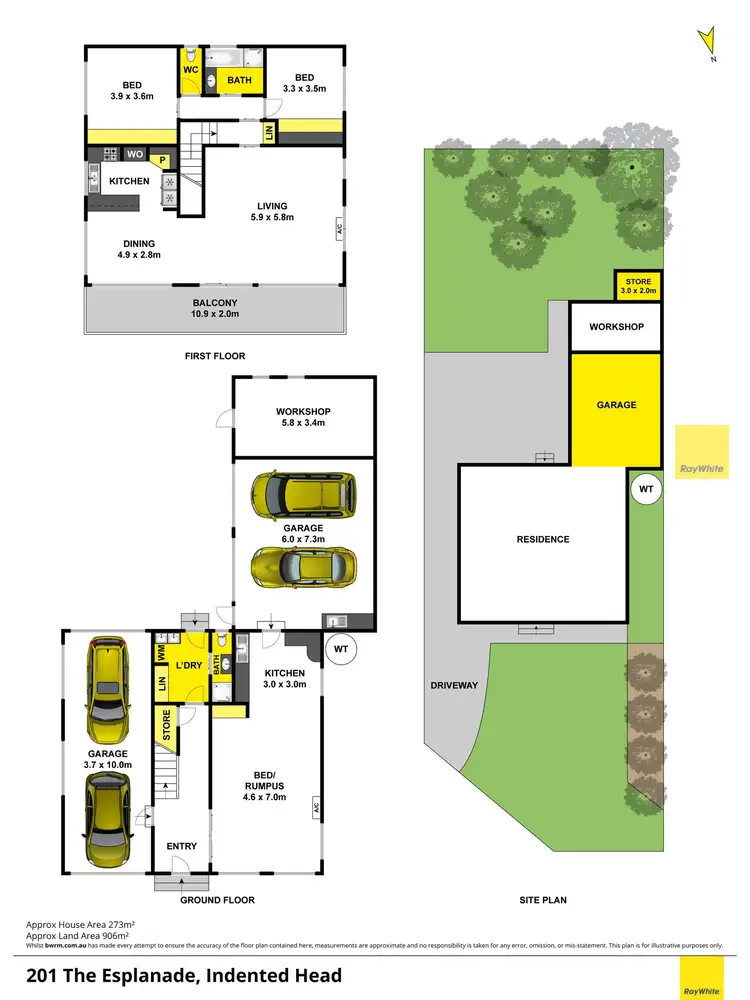Floorplan of Homely house listing, 201 The Esplanade, Indented Head VIC 3223