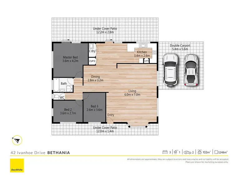 Floorplan of Homely house listing, 42 Ivanhoe Drive, Bethania QLD 4205
