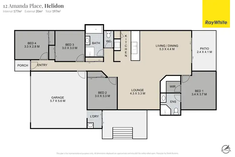Floorplan of Homely house listing, 12 Amanda Place, Helidon QLD 4344