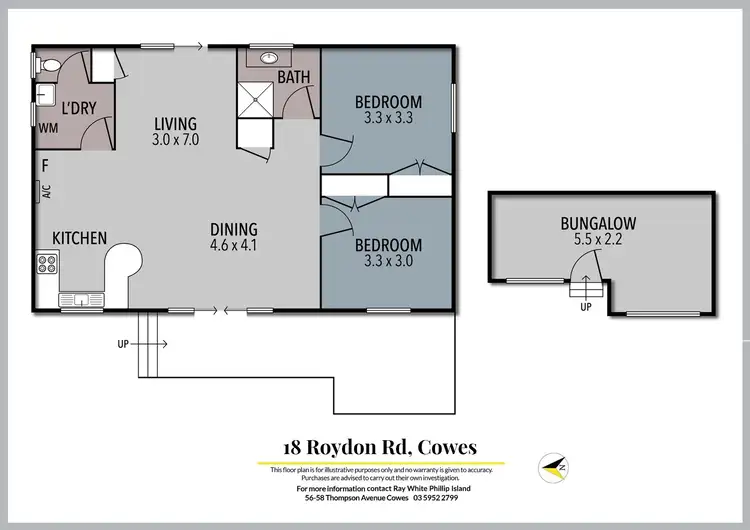 Floorplan of Homely house listing, 13 Roydon Road, Cowes VIC 3922