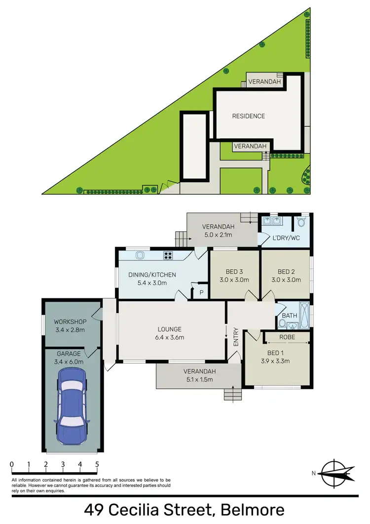 Floorplan of Homely house listing, 49 Cecilia Street, Belmore NSW 2192