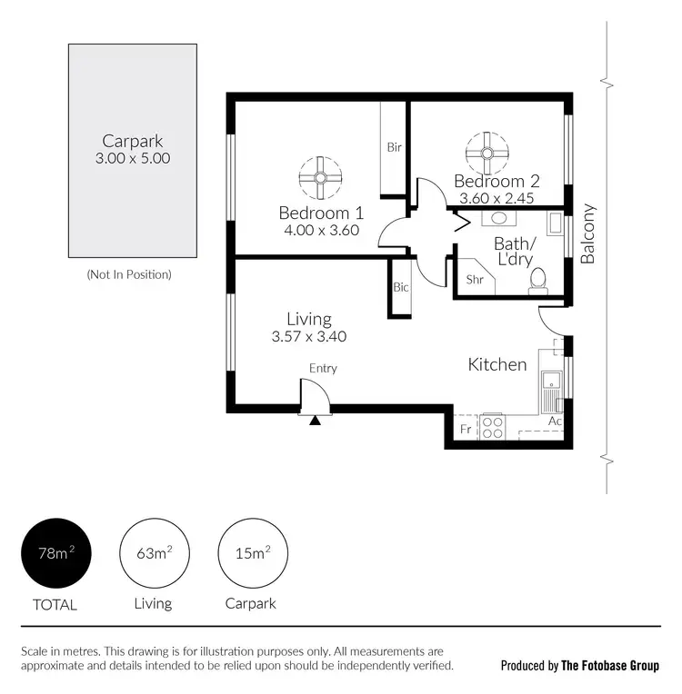Floorplan of Homely unit listing, 20/67 Queen Street, Norwood SA 5067
