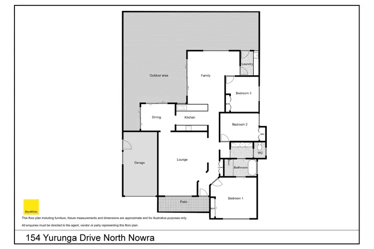 Floorplan of Homely house listing, 154 Yurunga Drive, North Nowra NSW 2541