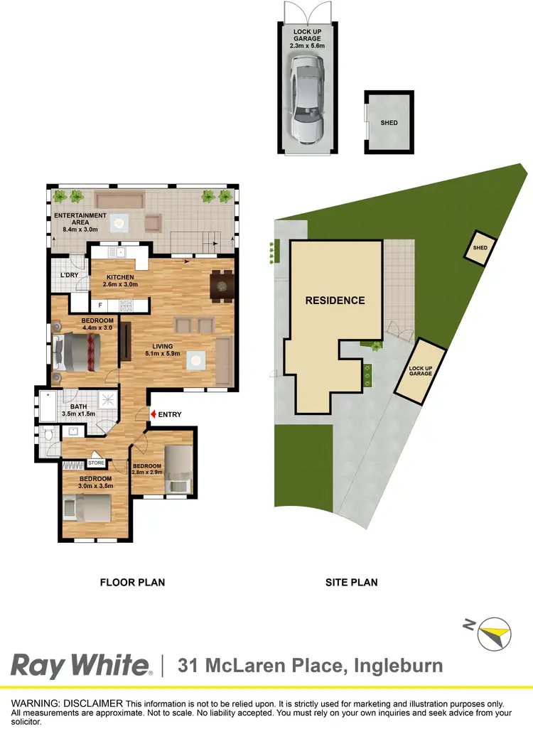 Floorplan of Homely house listing, 31 Mc laren Place, Ingleburn NSW 2565