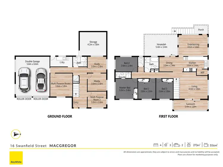 Floorplan of Homely house listing, 16 Swanfield Street, Macgregor QLD 4109