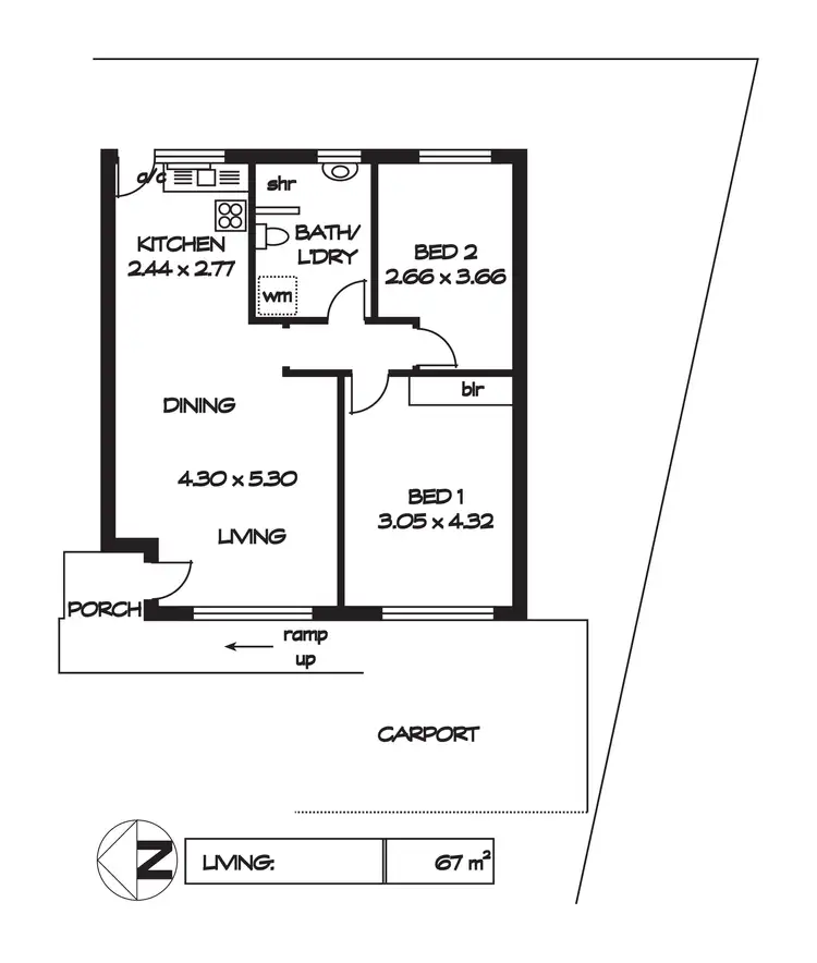 Floorplan of Homely house listing, 4/23 Anderson Avenue, Glenelg North SA 5045