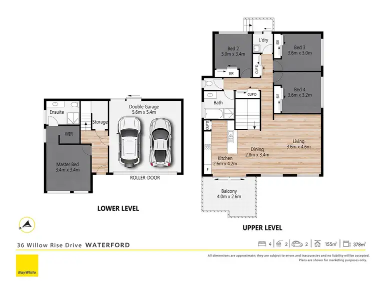 Floorplan of Homely house listing, 36 Willow Rise Drive, Waterford QLD 4133
