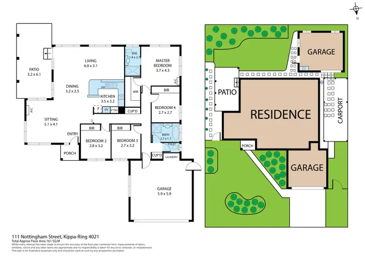 Floorplan of Homely house listing, 111 Nottingham Street, Kippa-Ring QLD 4021