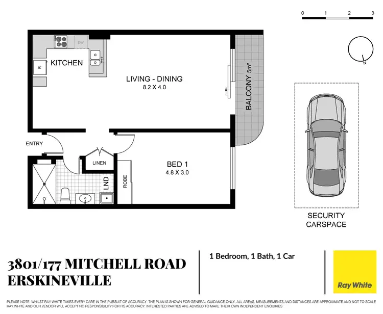 Floorplan of Homely apartment listing, 3801/177-219 Mitchell Road, Erskineville NSW 2043