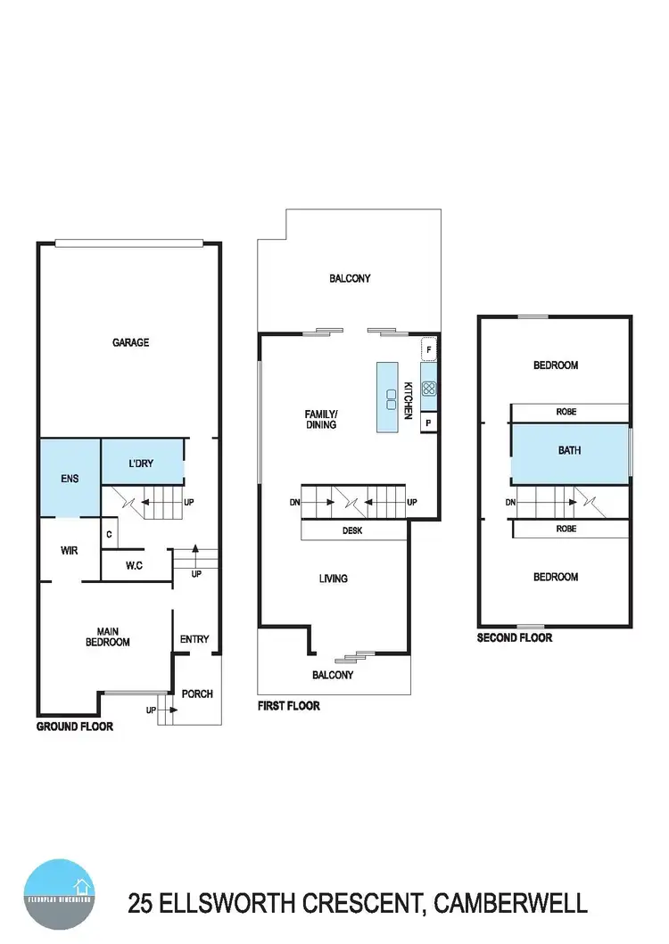 Floorplan of Homely house listing, 25 Ellsworth Crescent, Camberwell VIC 3124