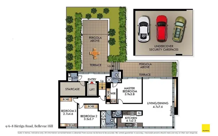 Floorplan of Homely apartment listing, 9/6-8 Birriga Road, Bellevue Hill NSW 2023