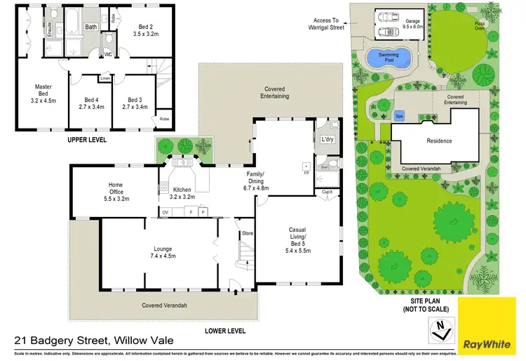 Floorplan of Homely house listing, 21 Badgery Street, Willow Vale NSW 2575