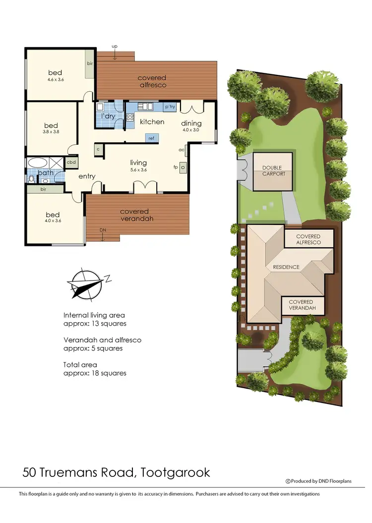Floorplan of Homely house listing, 50 Truemans Road, Tootgarook VIC 3941