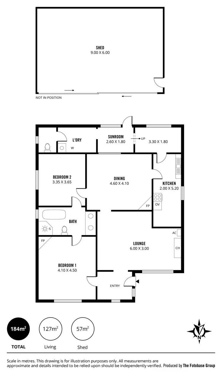Floorplan of Homely house listing, 110 North Street, Henley Beach SA 5022