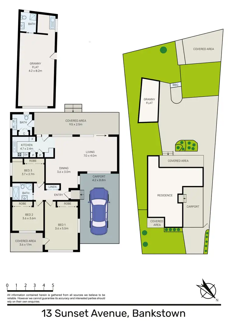 Floorplan of Homely house listing, 13 Sunset Avenue, Bankstown NSW 2200