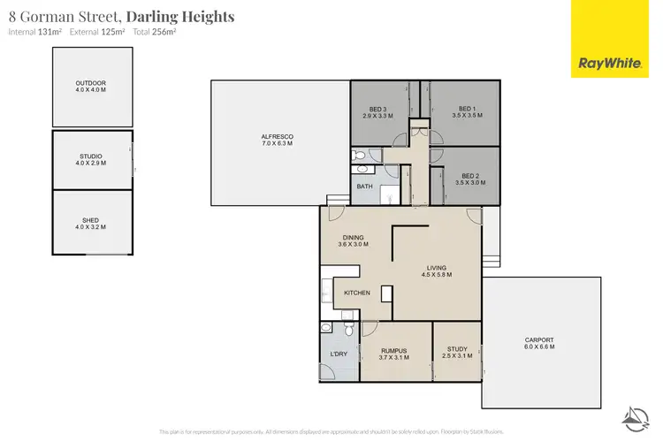Floorplan of Homely house listing, 8 Gorman Street, Darling Heights QLD 4350