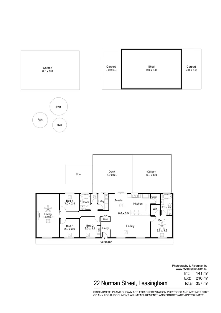 Floorplan of Homely house listing, 22 Norman Street, Leasingham SA 5452