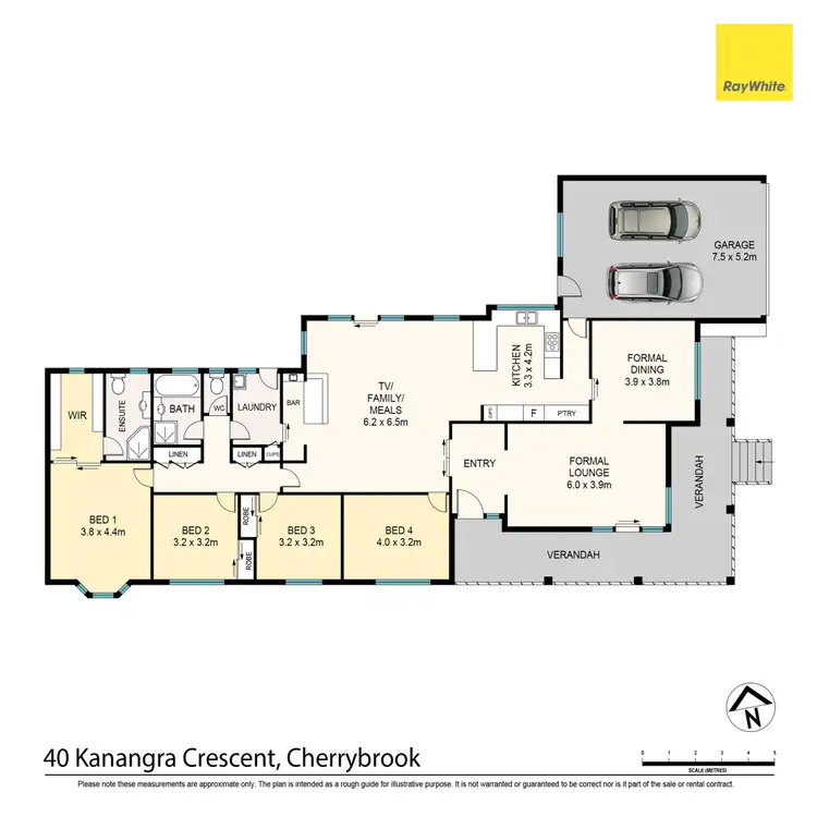 Floorplan of Homely house listing, 40 Kanangra Crescent, Cherrybrook NSW 2126