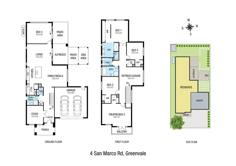 Floorplan of Homely house listing, 4 San Marco Road, Greenvale VIC 3059