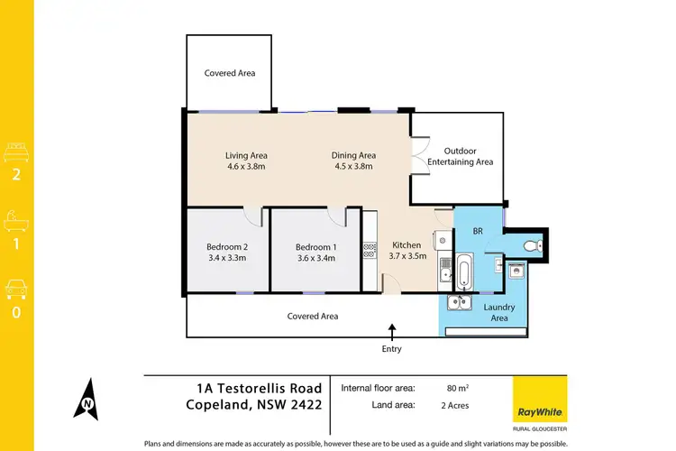 Floorplan of Homely house listing, 1A/139 Testorellis Road, Gloucester NSW 2422