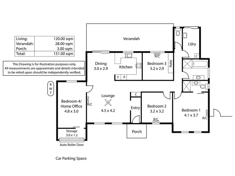 Floorplan of Homely house listing, 37 Davies Avenue, Tranmere SA 5073