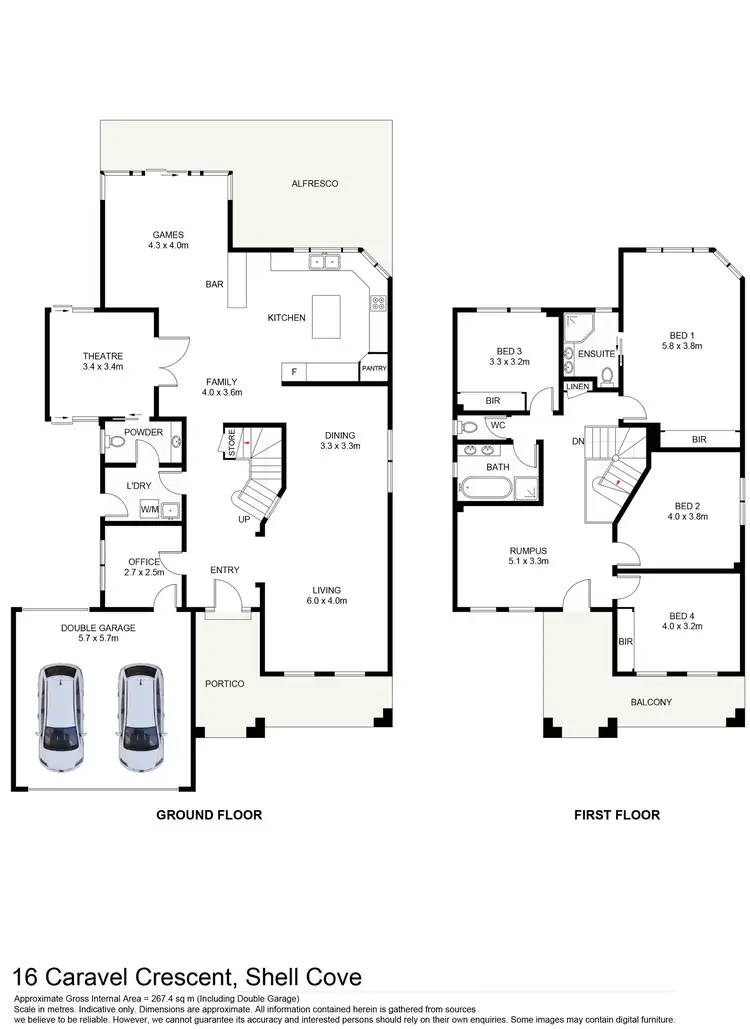 Floorplan of Homely house listing, 16 Caravel Crescent, Shell Cove NSW 2529