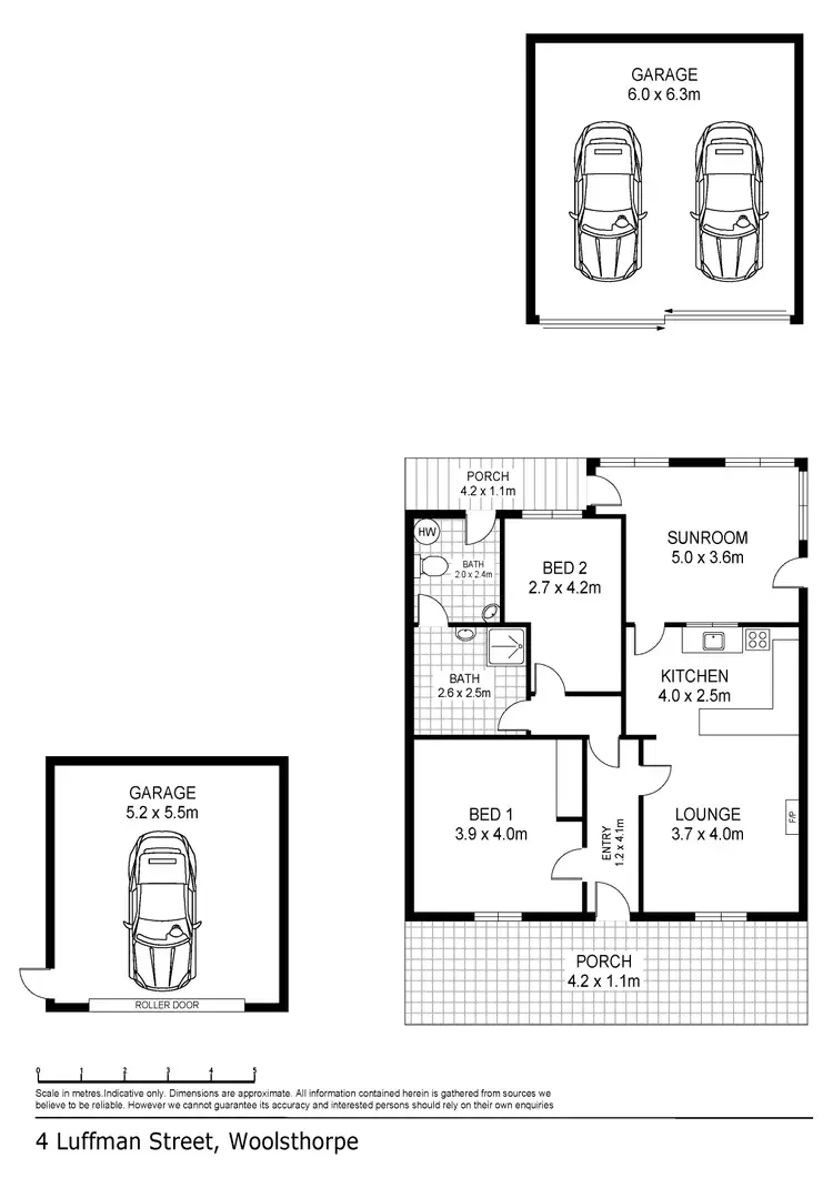 Floorplan of Homely house listing, 4 Luffman Street, Woolsthorpe VIC 3276