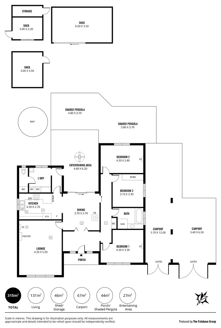 Floorplan of Homely house listing, 17 Caroline Street, Flagstaff Hill SA 5159