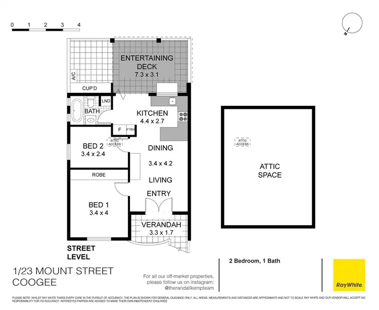 Floorplan of Homely apartment listing, 1/23 Mount Street, Coogee NSW 2034
