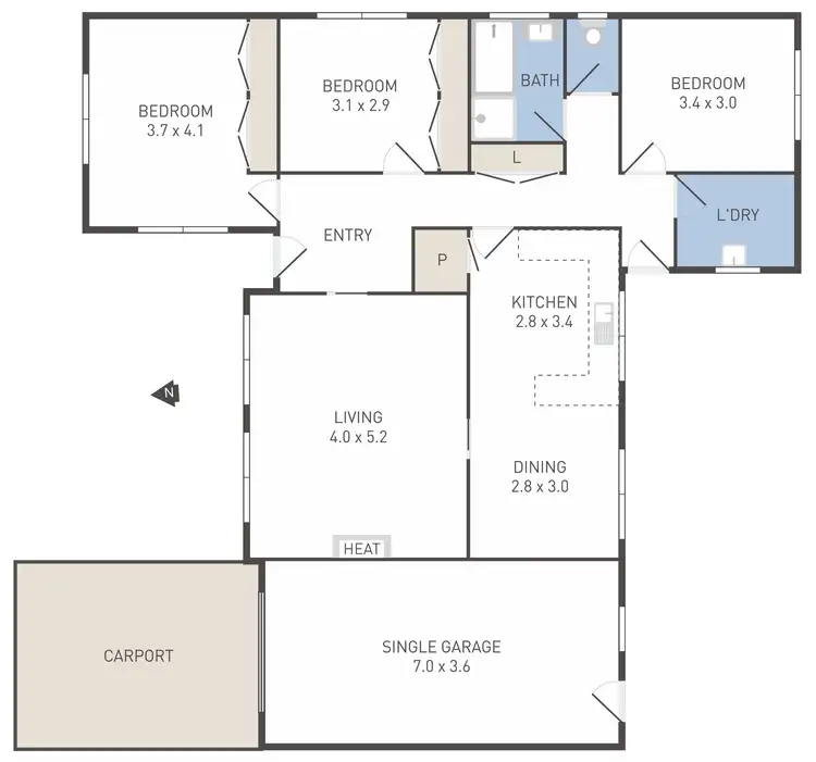 Floorplan of Homely house listing, 15 Vaina Street, Werribee VIC 3030