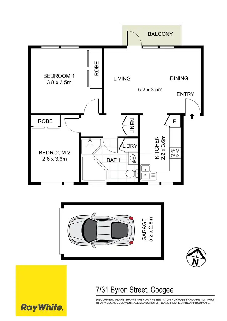 Floorplan of Homely apartment listing, 7/31 Byron Street, Coogee NSW 2034