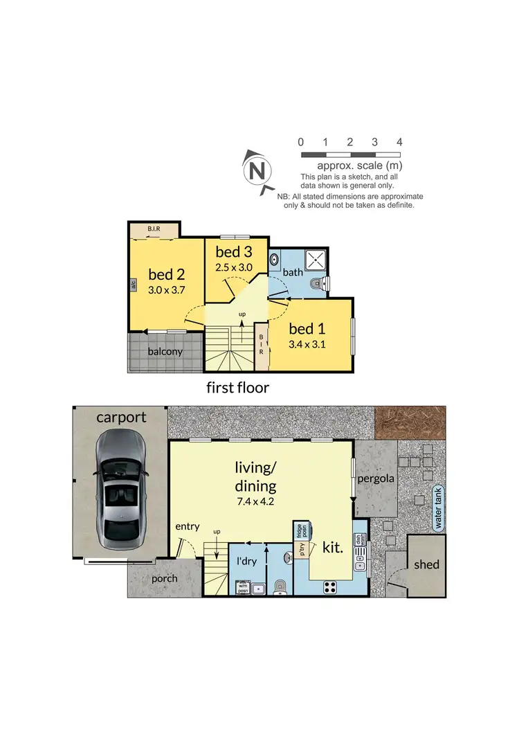 Floorplan of Homely townhouse listing, 4/9 Virginia Street, Springvale VIC 3171