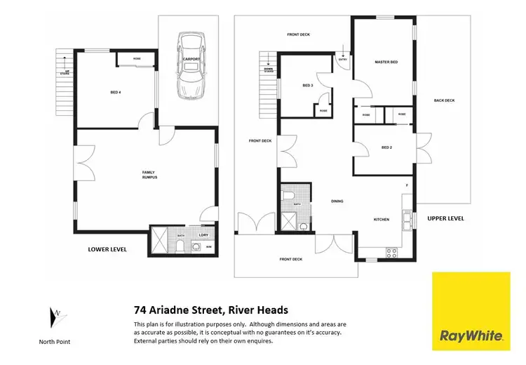 Floorplan of Homely house listing, 74 Ariadne Street, River Heads QLD 4655