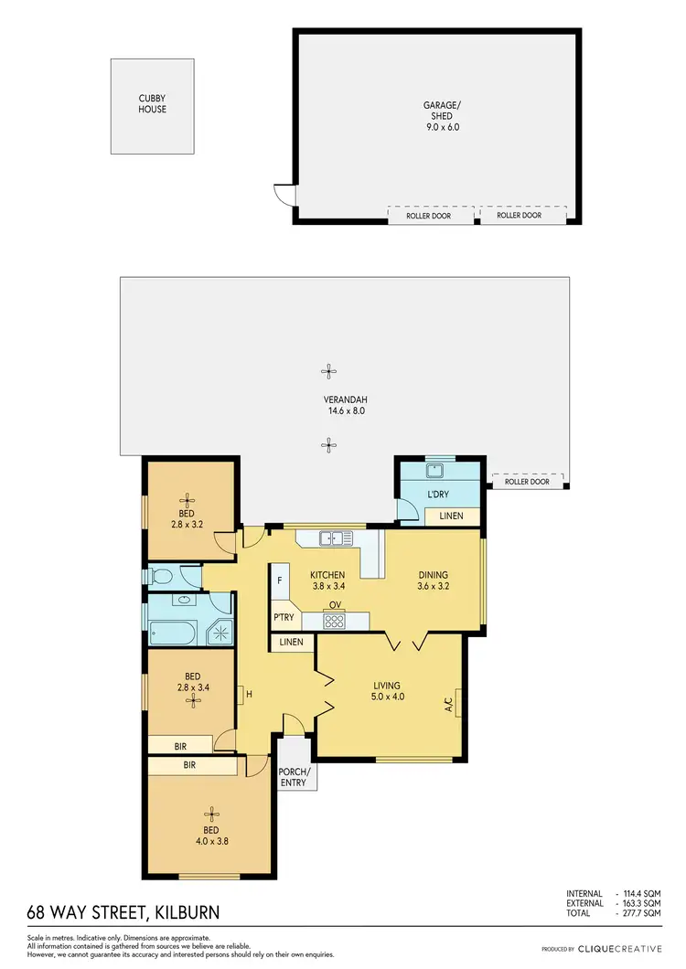 Floorplan of Homely house listing, 68 Way Street, Kilburn SA 5084