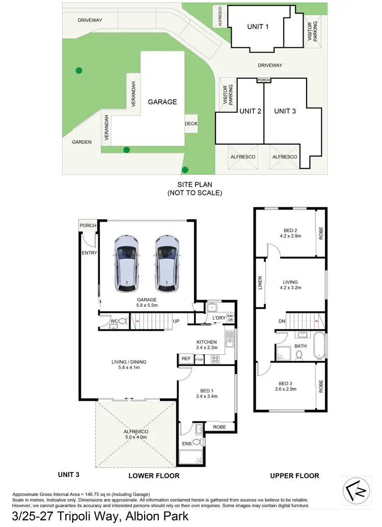 Floorplan of Homely house listing, 3/25 Tripoli Way, Albion Park NSW 2527