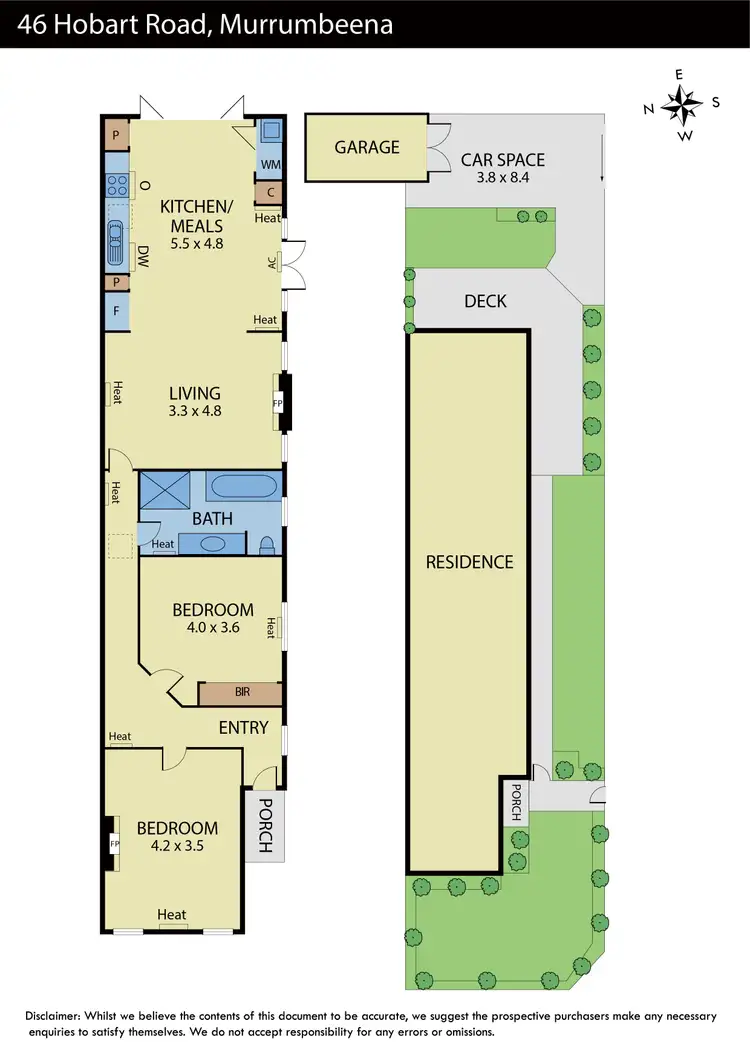 Floorplan of Homely house listing, 46 Hobart Road, Murrumbeena VIC 3163