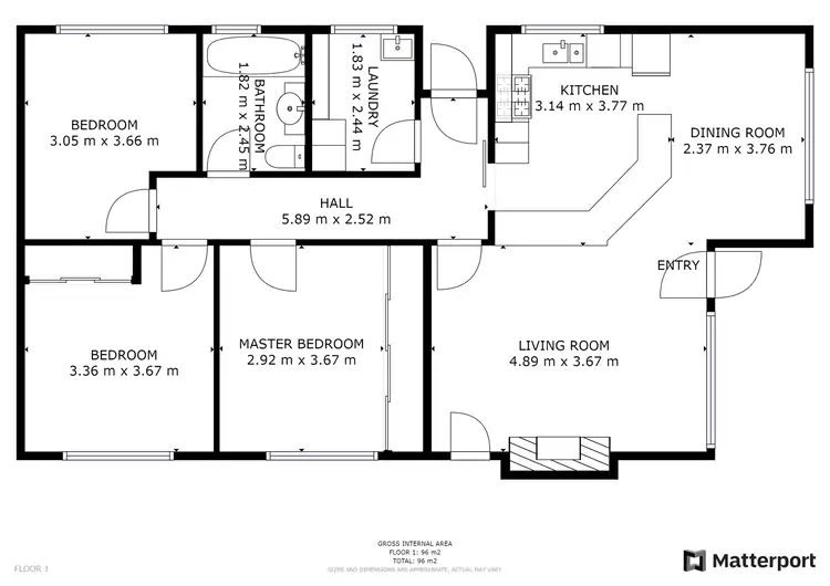 Floorplan of Homely house listing, 22 Holloway Grove, Swan Hill VIC 3585