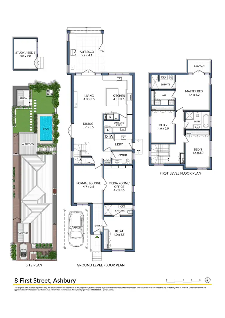 Floorplan of Homely house listing, 8 First Street, Ashbury NSW 2193